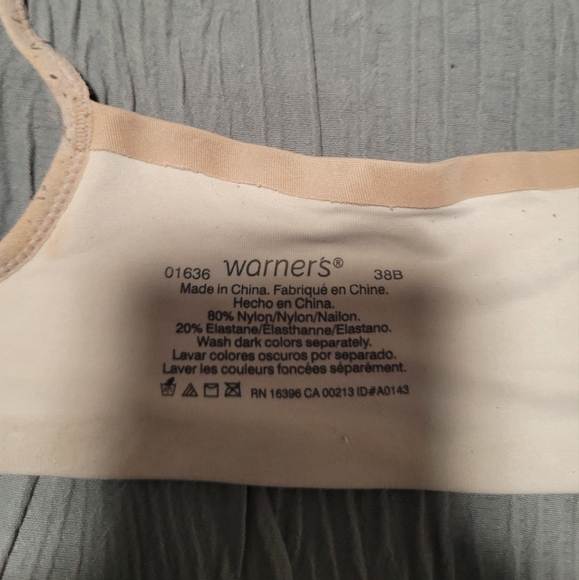 Warner's Beige Women's Bra with Front Clasp - Picture 4 of 4